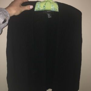 Black and beige bundle cardigan